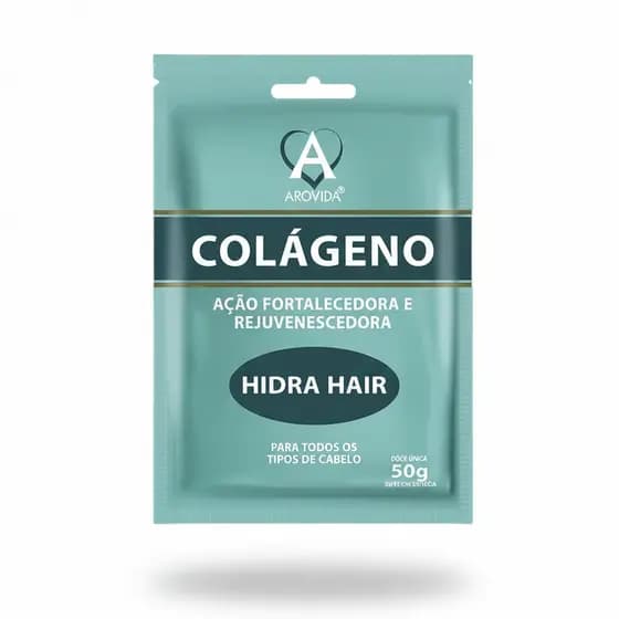 Máscara Capilar Arovida Sachê Colágeno 50g – Maciez | Brilho | Cuidado Diário