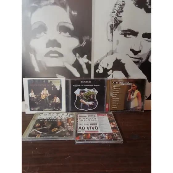 5Cd's Pop Rock Nacional-Cazuza/LER DESCRIÇÃO