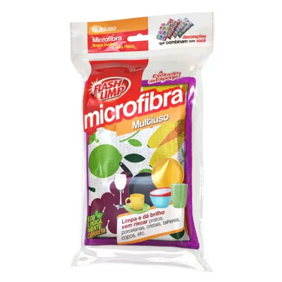 Top Center Online Esponja Flashlimp Microfibra Multiuso Fruits