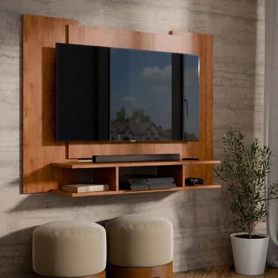 Painel Para TV Smart Sala com Nicho EJ 32 42 47 48 50 Polegadas - Várias Cores