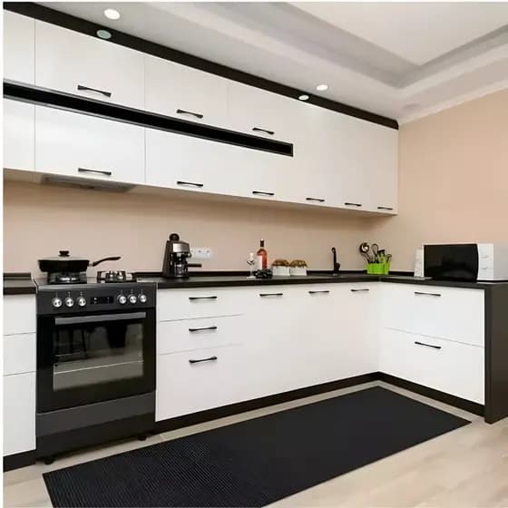 Tapete Passadeira (Corte do seu tamanho) 43cm Largura Cozinha Quarto Emborrachado Antiderrapante