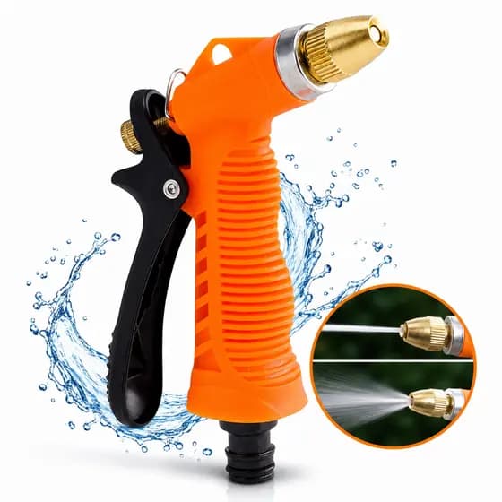Hidropistola para Mangueira Engate Rápido com 2 Funções Jardinagem Forceline