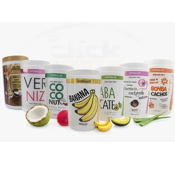Kit Máscara de Hidratação Hidralize 1KG Desmaia Cabelo