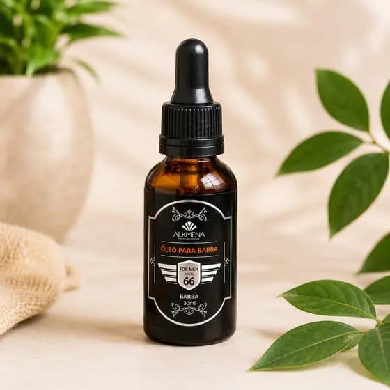 Óleo para Barba For Men Alkmena 30ml - Embalagem econômica