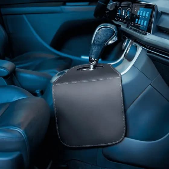 Lixeira Automotiva Organizadora Porta Lixo Para Carro Reutilizável Preta 4 Cores