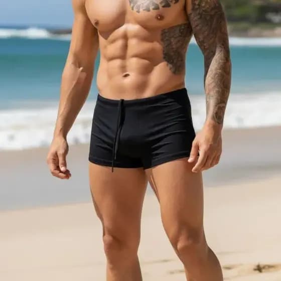 Sunga Boxer Masculina Confortável Com Secagem Rápida E Forro Total