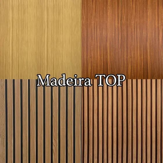 Papel de Parede Madeiras Ripado Adesivo - Auto Adesivo quarto sala Decorativo