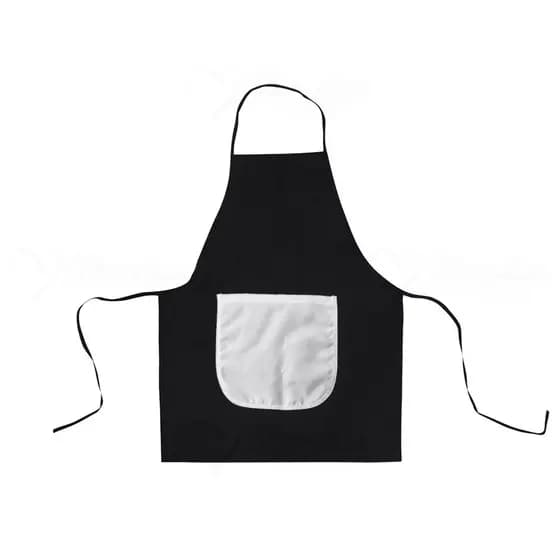 Avental Liso ou Personalizado Ajustável Oxford com Bolso e Costuras reforçadas.