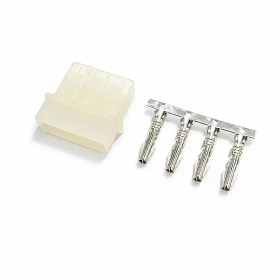 Conector 4 Vias em Linha Molex Macho 27.062.1