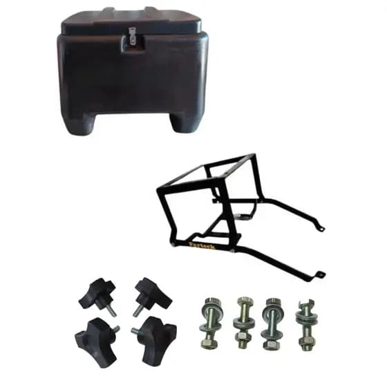 Caixa Baú para Moto 90L + Suporte Reforçado Várias Motos | Rotofabril