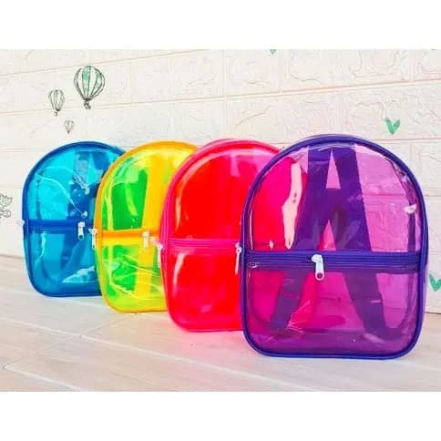 Mochila Neon Pequena infantil Praia/trabalho/escola/praia/enfermagem/Clube Natação