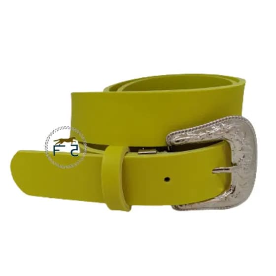 Cinto Amarelo Feminino Sintetico Premium em Texturas de Couro Diversos Modelos