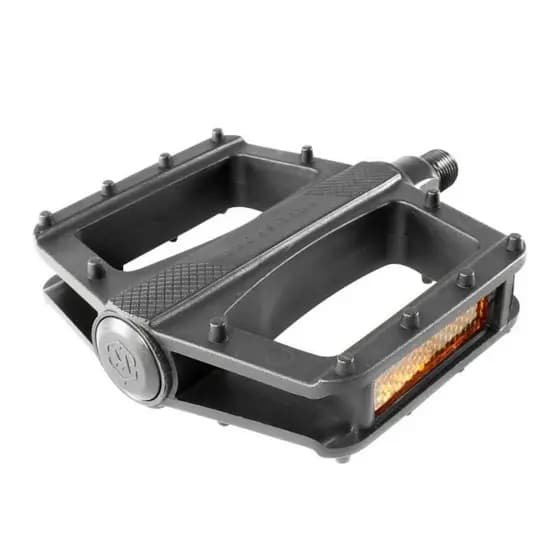 Pedal Plataforma Nylon Bike Rosca Fina 1/2 Metalciclo Par