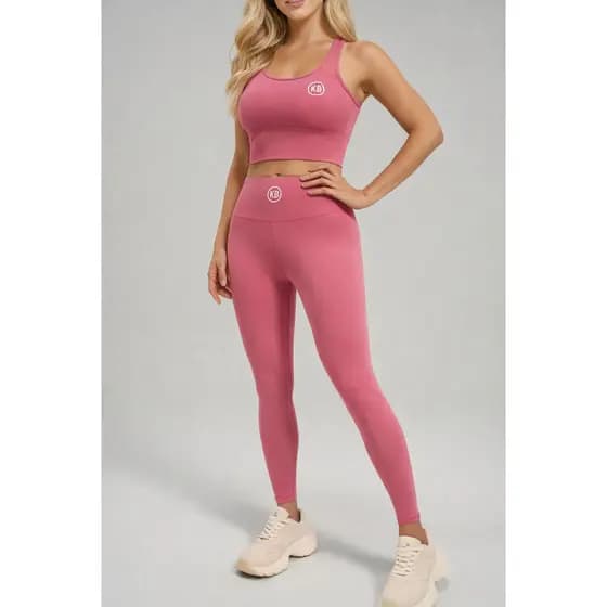 Conjunto Top e Legging para academia, Crossfit, Yoga, Pilates, com Top Ajustavel igual Sutien