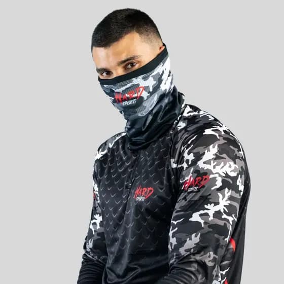Kit Camisa de Pesca + Bandana com Proteção Uv50+ Dryfit e Leve