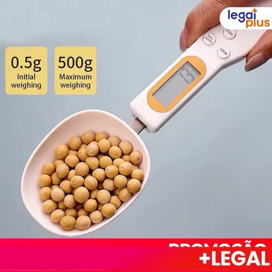 Balança Colher Digital com LCD para Precisão e Versatilidade