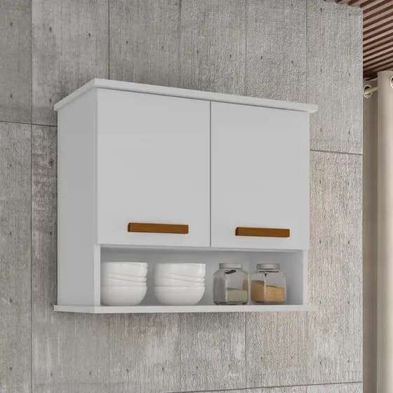 Armário Aéreo Mavi – Cozinha Compacta com Porta e Nicho