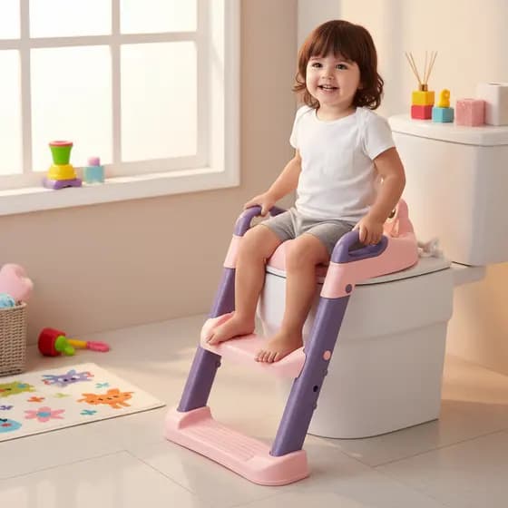 Assento Redutor Infantil Confortavel Seguro Lavavel Antiderrapante Vaso Sanitario Rosa
