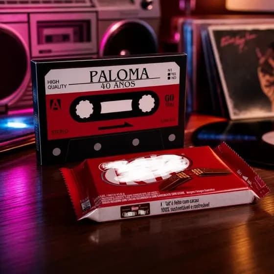 Caixinha Retro Jukebox Fita K7 Radio TV Disco Vinil Anos 60 70 80 90 Caixa Porta Chocolate barra chocolate
