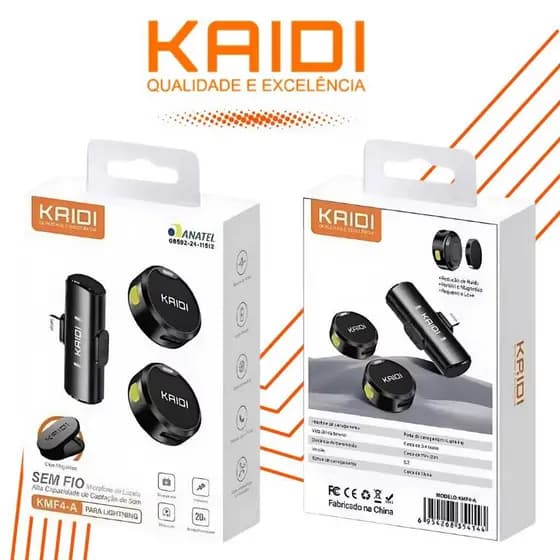 Microfone De Lapela Duplo Profissional Microfone Bluetooth Magnético Microfone Sem Fio 20 Metros