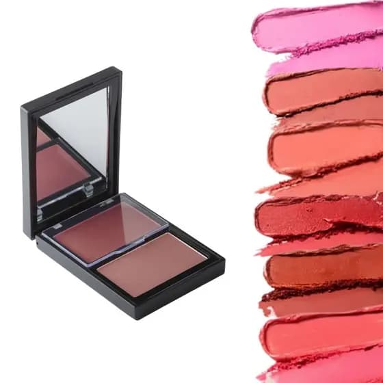 Duo Blush Océane 2 em 1 – Cremoso e em Pó com Efeito Natural e Sofisticado