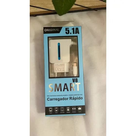 Kit Atacado - Carregador Turbo celular Ultra rápido 5.1 V8 barato entrada micro usb (v8)- Excelente Qualidade- envio imediato