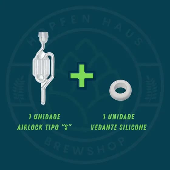 Kit Airlock "S" + Vedante Silicone - 1 unid