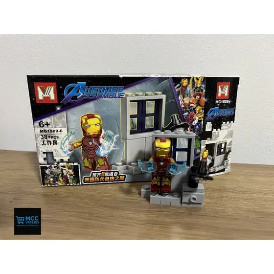 Blocos de Montar - Bonecos - Envio imediato - Coleção Super Heróis Com Manual de Montagem **COM CAIXA(BOX)**