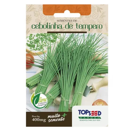 Sementes De Cebolinha de Tempero Tradicional 400mg