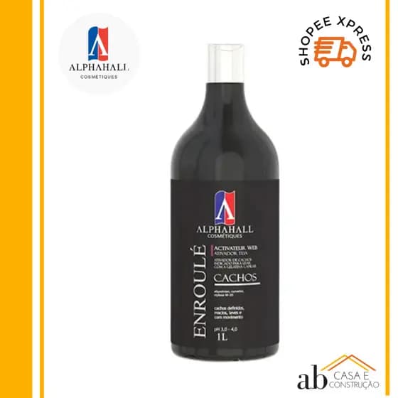Ativador de Cachos Teia Creme de Pentear Enroulé 1L Alphahall