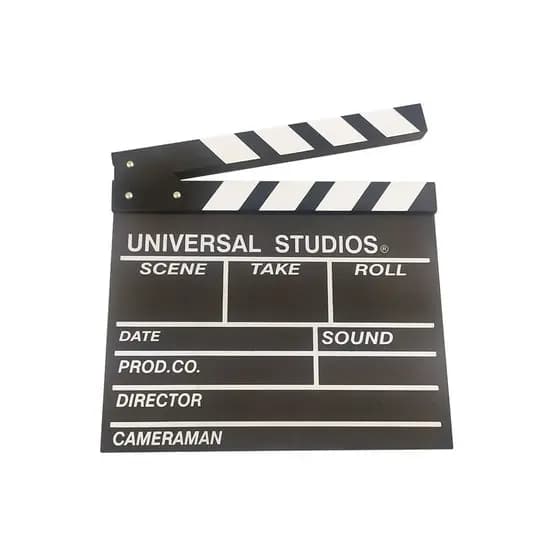 Claquete Placa Quadro Decorativo Criativo Estúdio Cinema Quarto Sala Decora Festa Filmagem