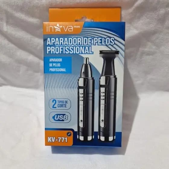 Aparador de Pelos Máquina Acabamento Profissional Nariz Orelhas KV-771