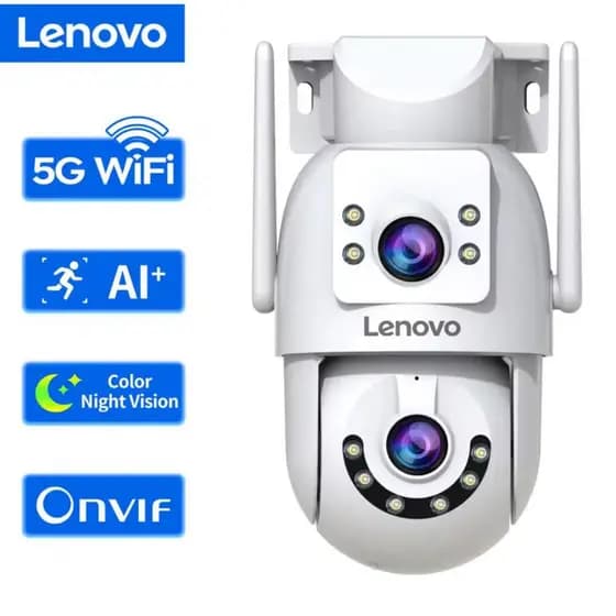 Camera Lenovo Dual Lens Full Hd Wifi 5g + Micro Sd 64gb