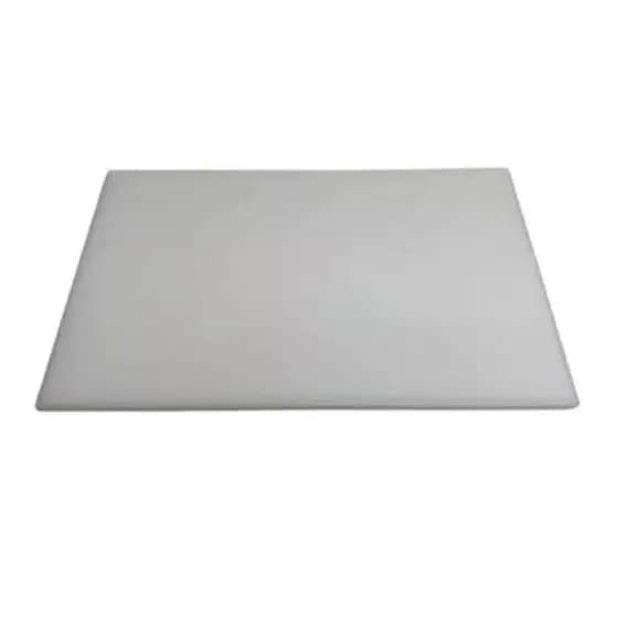 Tábua de Carne Plástica Branca Polietileno 100x50cm 3mm