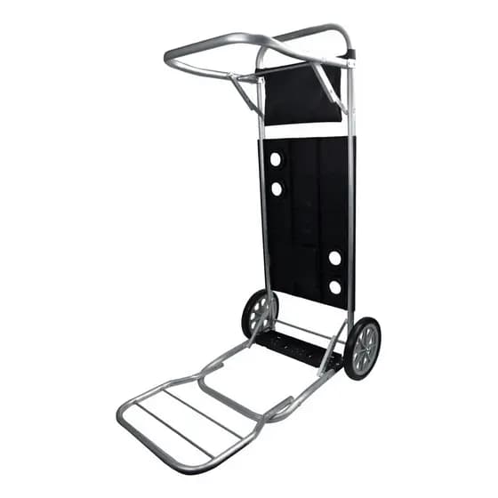 Carrinho De Praia Com Avanço Para Cooler Mesa 6 Cadeiras Cor Preto