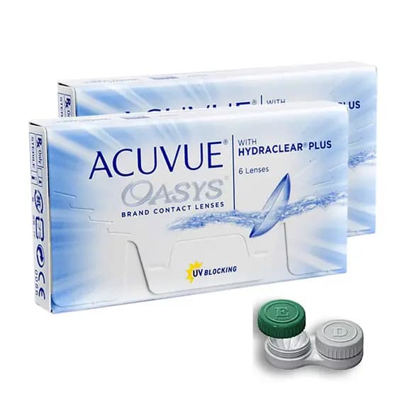 Lente De Contato Acuvue Oasys 02 Caixas + Economia