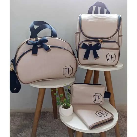 Kit Bolsas Maternidade Menino Clássico Premium