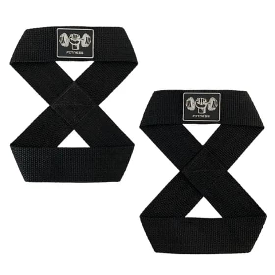 Strap 8 Academia Para Musculação Preto - 1 PAR