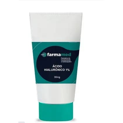 Ácido Hialurônico 30G Creme (Qualidade Farmamed) - Poderoso Hidratante, Firmador e Anti-idade
