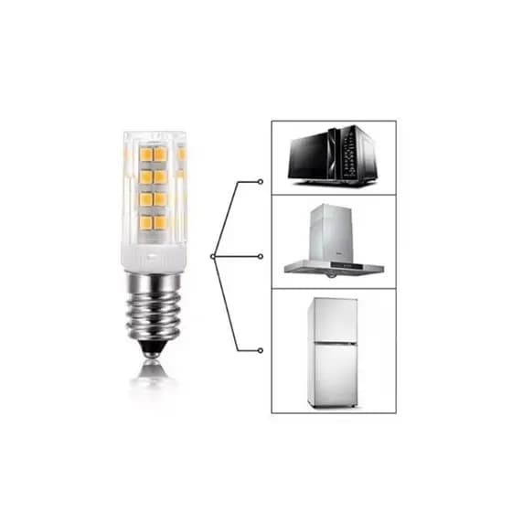 Lampada Led Exaustores e Coifas Geladeiras Fornos 7W E14 6500K 100% BRANCO