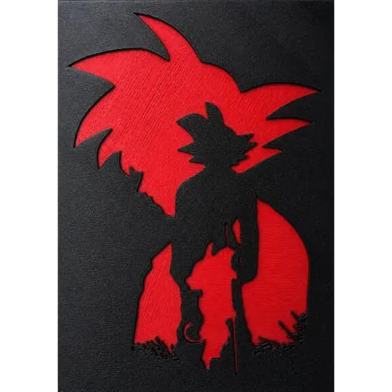 Quadro Decorativo Goku