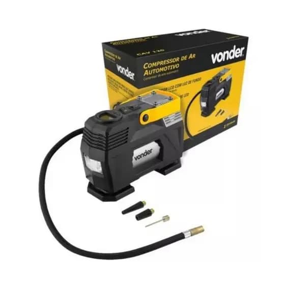 Compressor De Ar 12v Automotivo Vonder Cav 120, 120w, 12v.