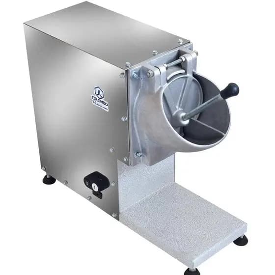 Ralador de Queijo e Coco Elétrico em Inox 3 laminas Industrial Bivolt
