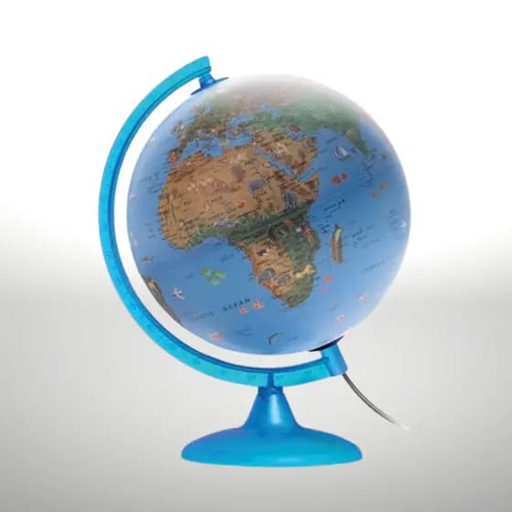 Globo Terrestre Arca Iluminado - 25cm