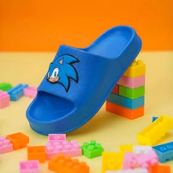 Chinelo Slide Infantil Masculino Leve Seguro Antiderrapante e Perfeito Para Brincar