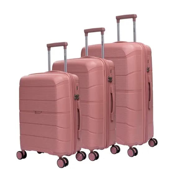 Kit de malas de viagem polipropileno PMG Barcelona Swiss Move Rose