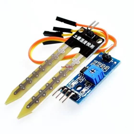 Sensor De Umidade De Solo Com Modulo de Regulagem de Deteccao de Umidade Solo Automacao Jardim Plantas