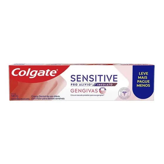 Creme Dental Colgate Sensitive Pro Alivio Imediato Gengiva 140g