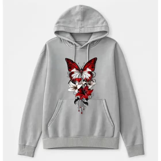 Moletom Feminino Canguru Capuz E Bolsos Em Algodão Premium Interna Flanelada Básico Confortável
