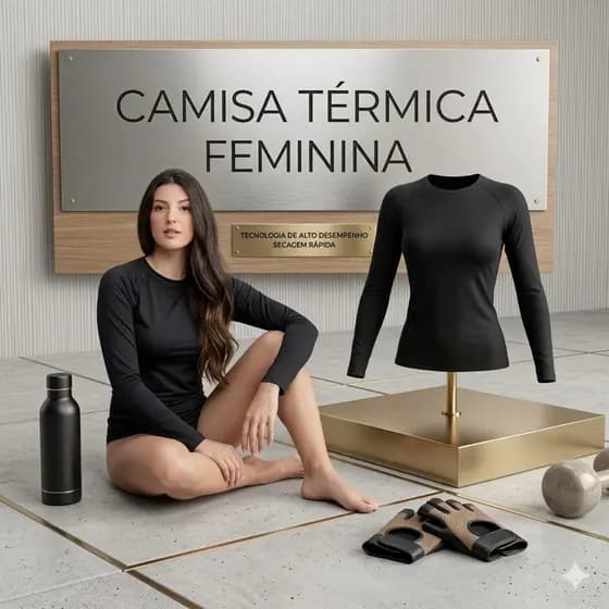 Camisa Feminina Proteção Solar Uv+50 Camiseta Segunda Pele Térmica Longa Moda Praia Promoção Blusa